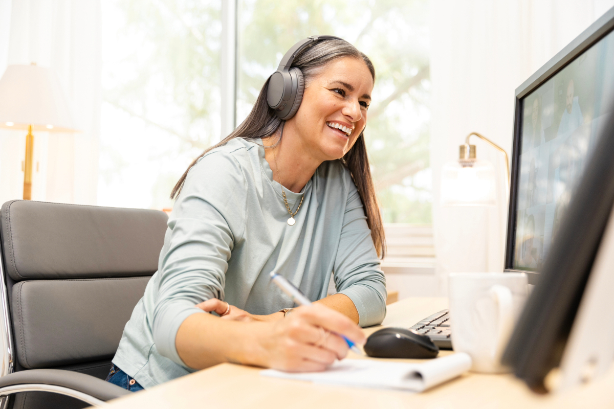 woman learning in-demand skills that employers value