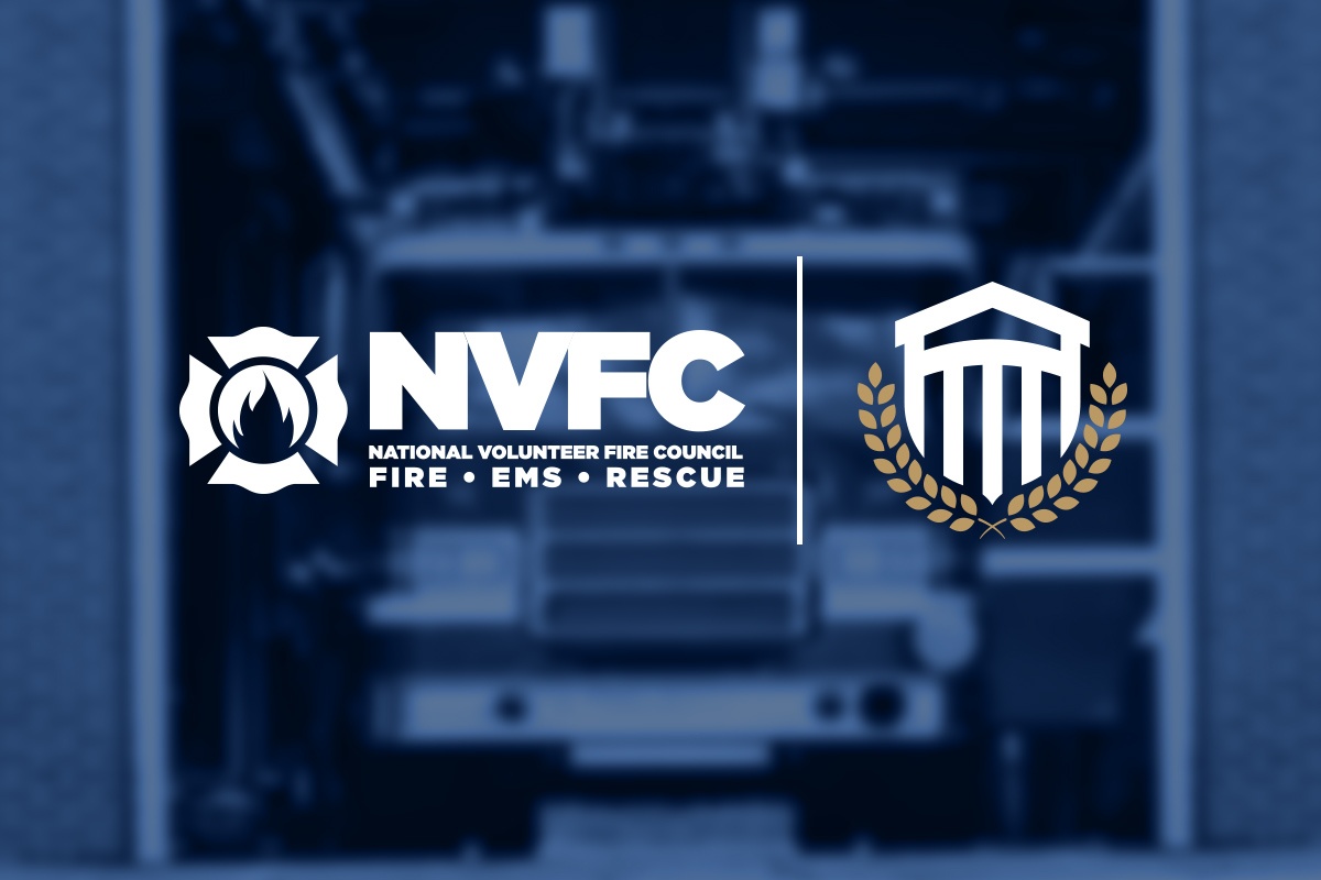 NVFC and CSU logos overlay a fire truck.