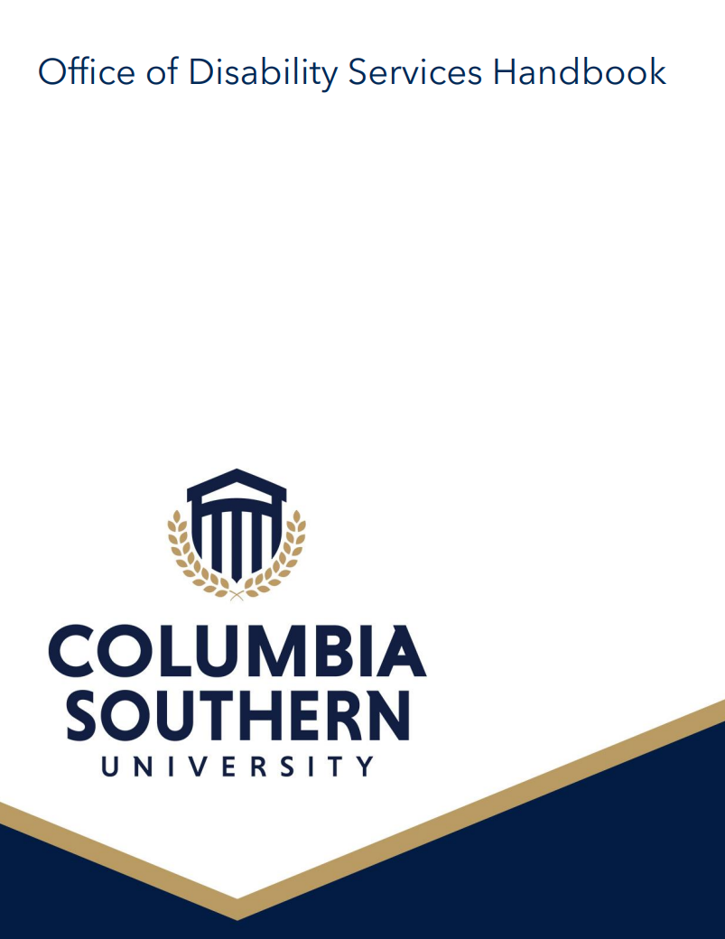 CSU Office of Disability Services Handbook Cover