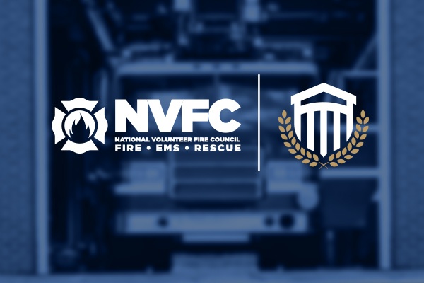 NVFC and CSU logos overlay a fire truck.